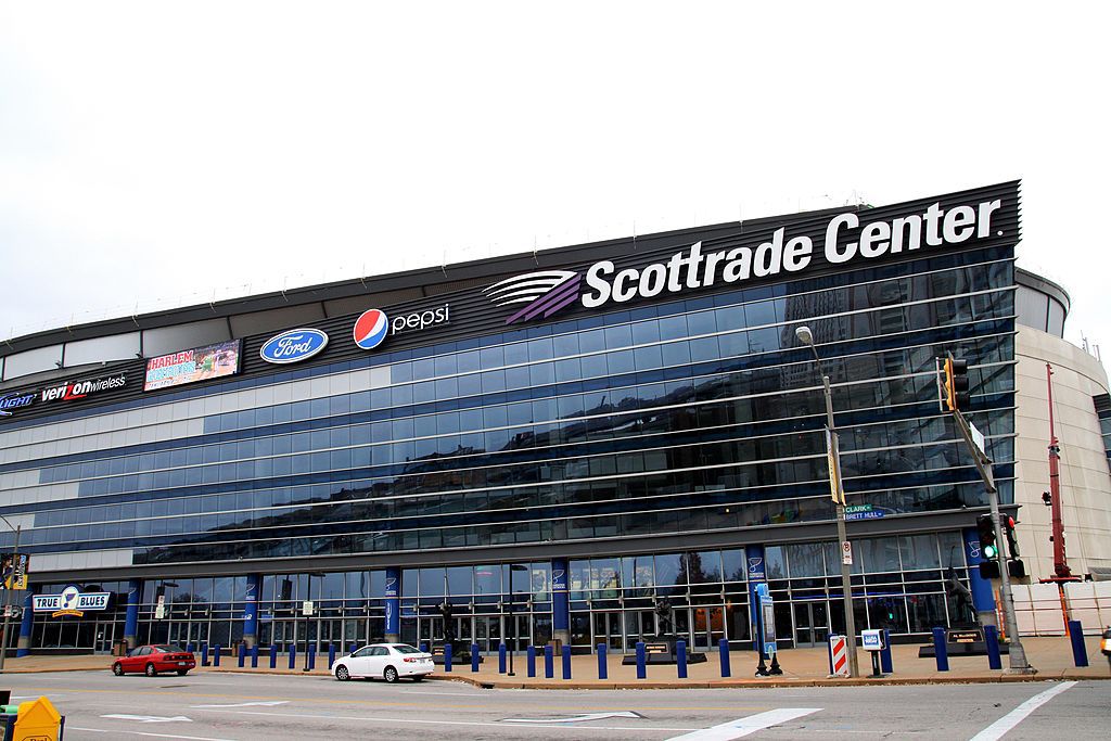 Scottrade Center exterior, 2012